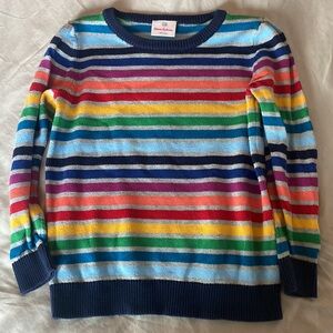 Rainbow sweater, size 8, like new